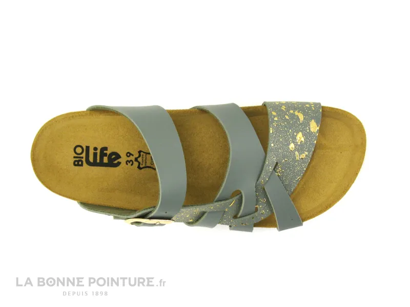 Achat chaussures Bio Life Femme Mule, vente Biolife 004-353 Olivina - Mule Femme verte
