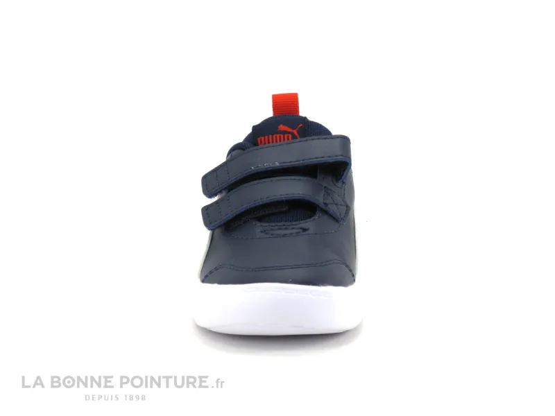 Achat chaussures Puma Bébé Basket, vente Puma COURTFLEX Bleu marine - Basket enfant avec scratches
