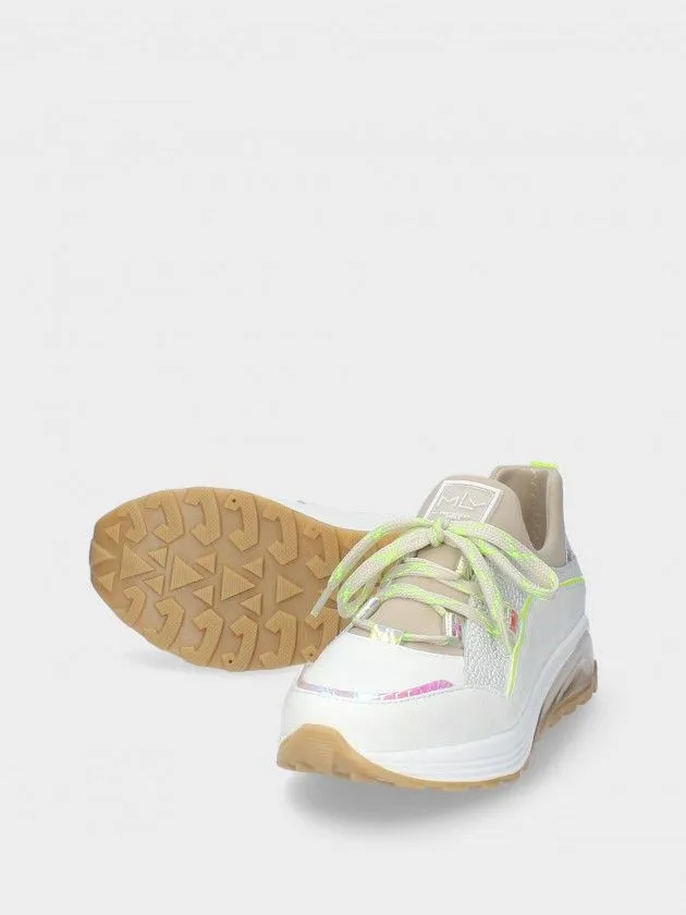 Basket Blanc pour Femme Angela 20