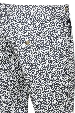 Blue Industry Short M8 Fleurs Bleu Foncé LUCCA-M8 commander