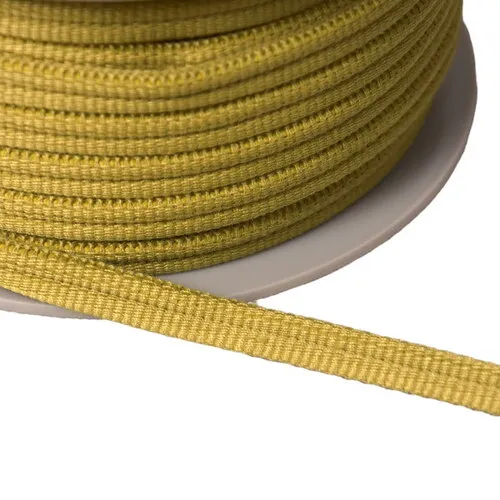 Bobine 20m double cordon 9mm vert/beige
