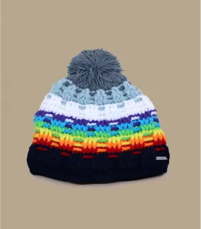 Bonnet femme pompon snow - Bonnet femme Platine snow par Capcho.