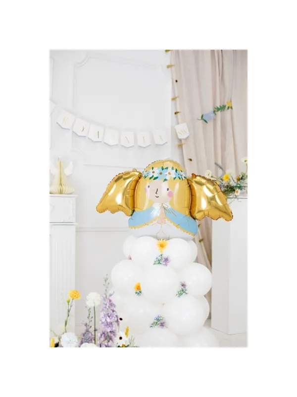 Bouquet de ballons - Angel, 140x70 cm, blanc