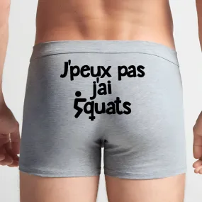 Boxer Homme J'peux pas j'ai squats