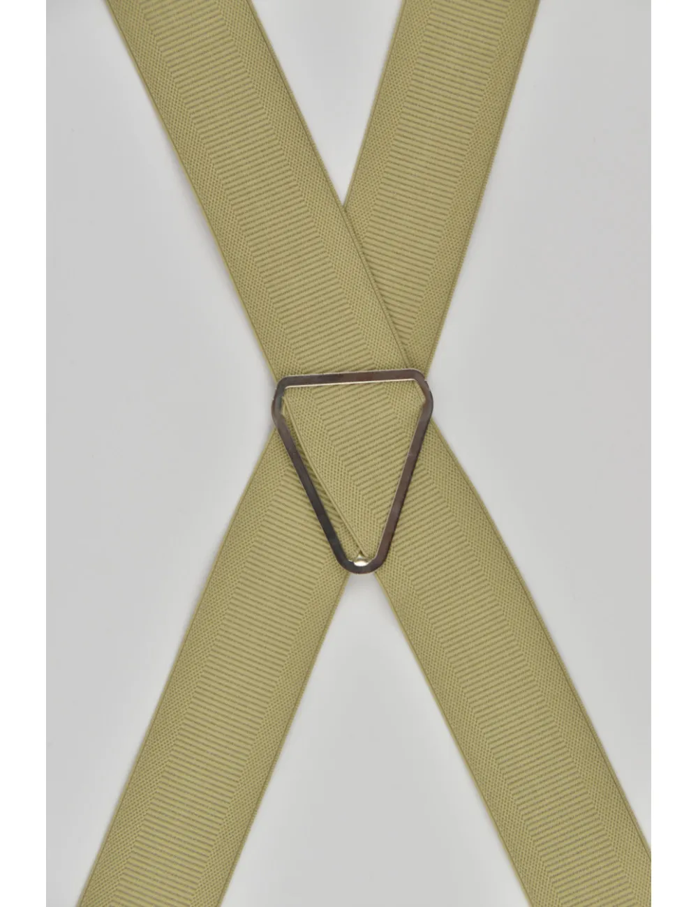 Bretelle large beige fabrication Française