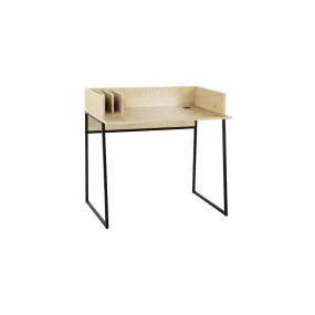 Bureau en métal noir et plateaux en bois Style Industriel | 3 Suisses