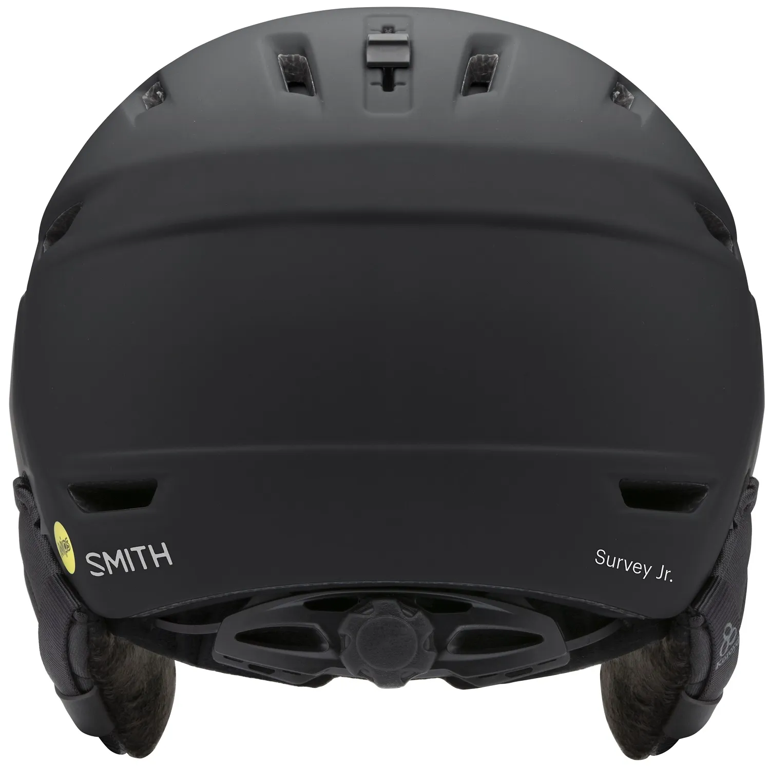 Casque de Ski Smith Kids Survey J Mipseu Matte Black Green Mirror