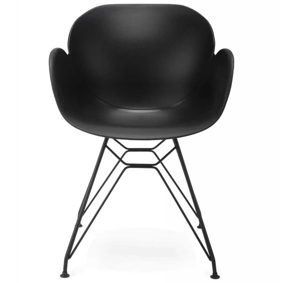 Chaise design En Plastique Noir DESIGN | Chaise 3 SUISSES