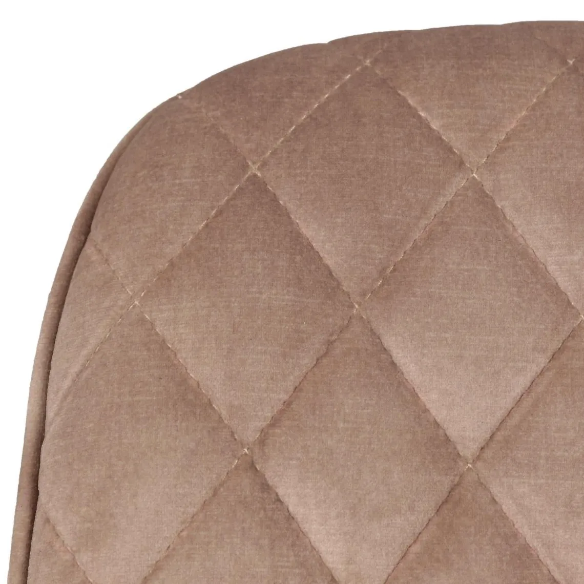 Chaise repas velours beige | 3 Suisses