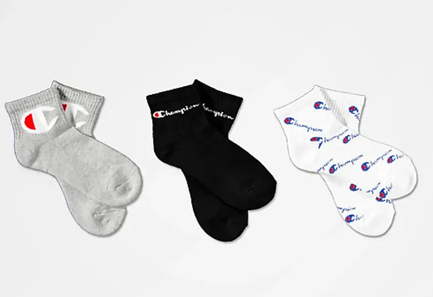 CHAMPION W C LIFE MULTI LOGO ANKLE SOCK