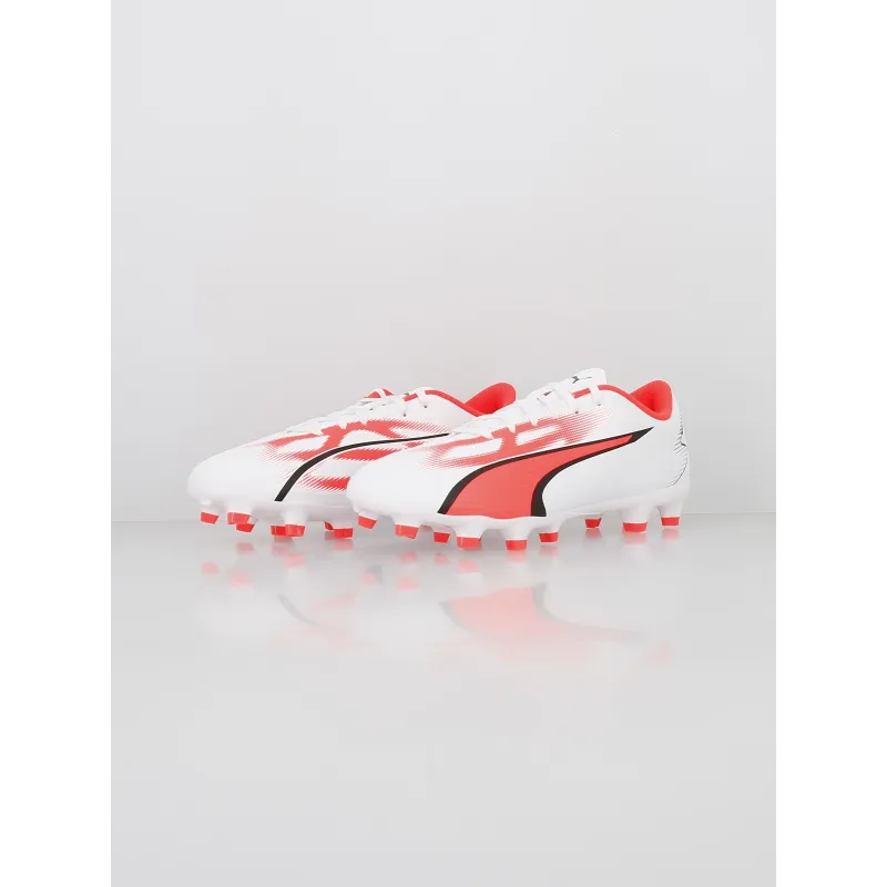 Chaussures de football ultra play FG/AG blanc homme - Puma | wimod