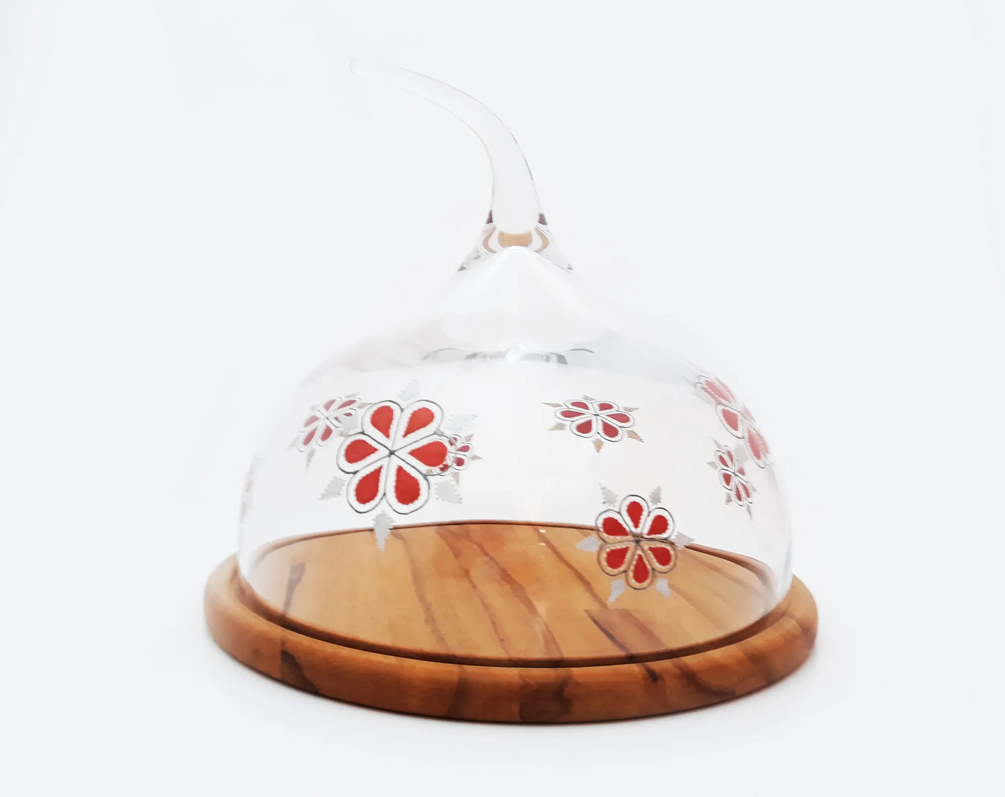Cloche à fromage peinte à la main