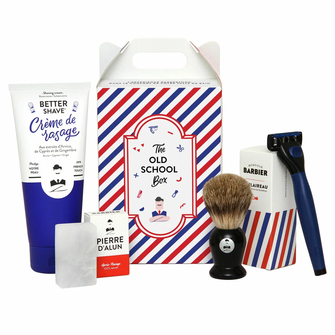 Coffret De Rasage Old School Monsieur Barbier - Gel & Mousse à Raser Homme sur MenCorner