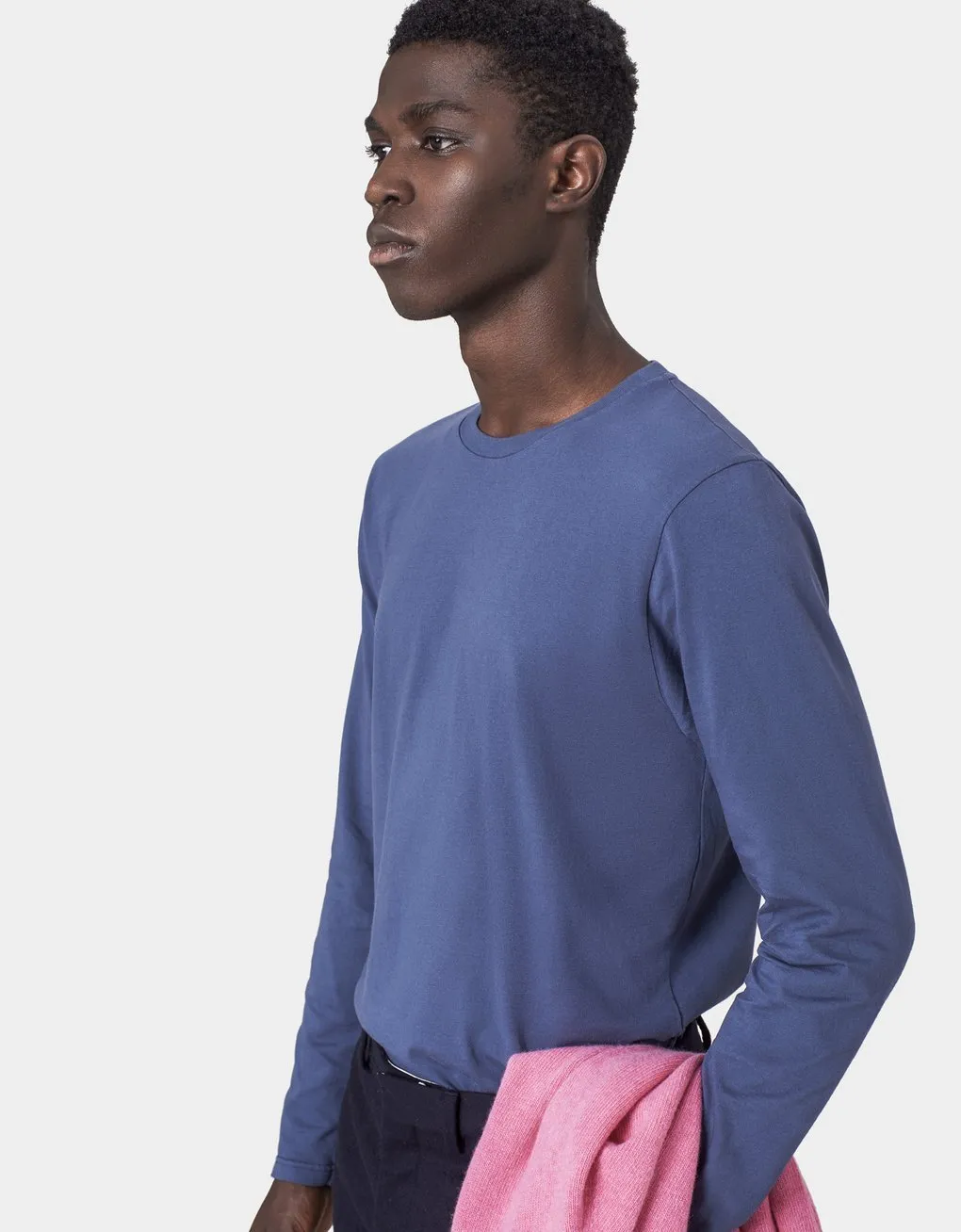 Colorful Standard - Classic Organic LS Tee Optical White - T-shirt manches longues blanc en coton biologique