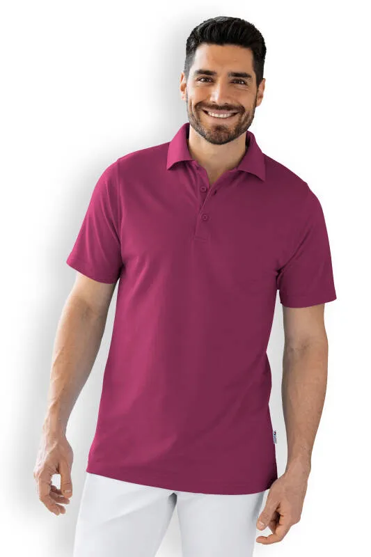 CORE Shirt mixte - Col polo berry