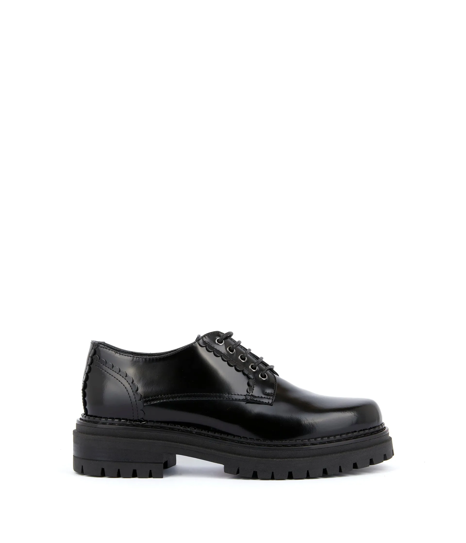 Derbies cuir noir Anelyse