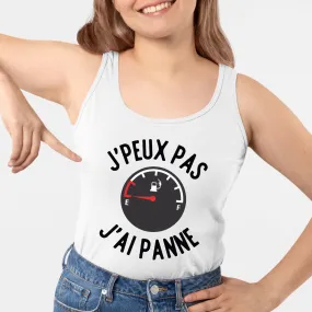 Débardeur Femme J'peux pas j'ai panne