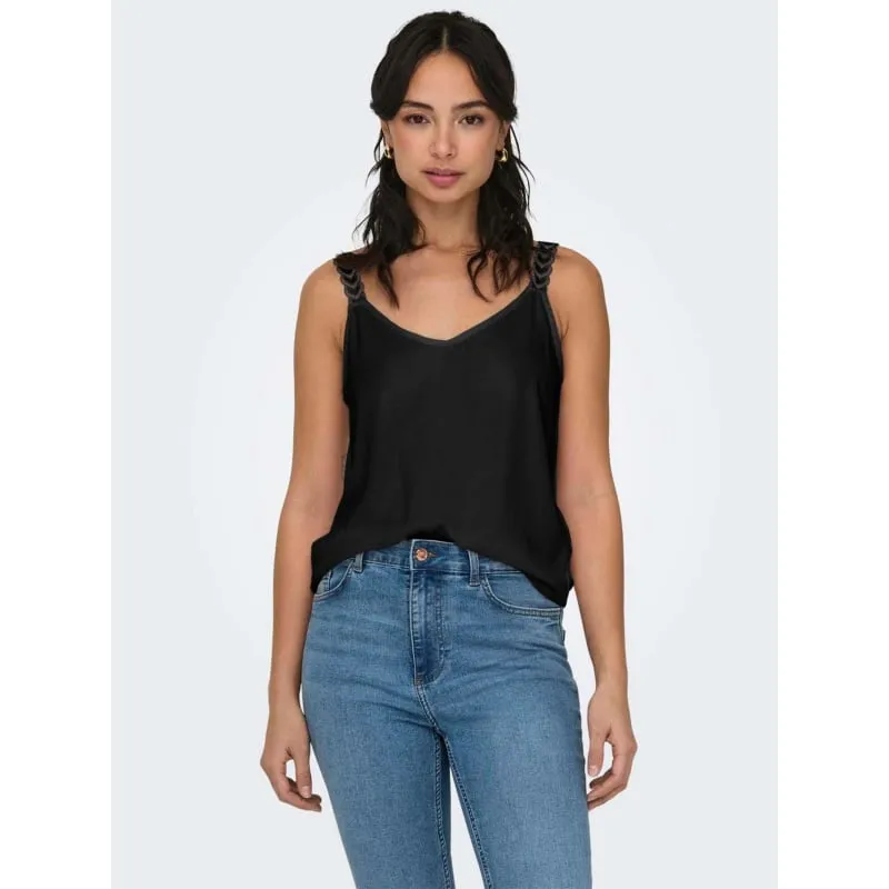Débardeur leila noir femme - Guess | wimod