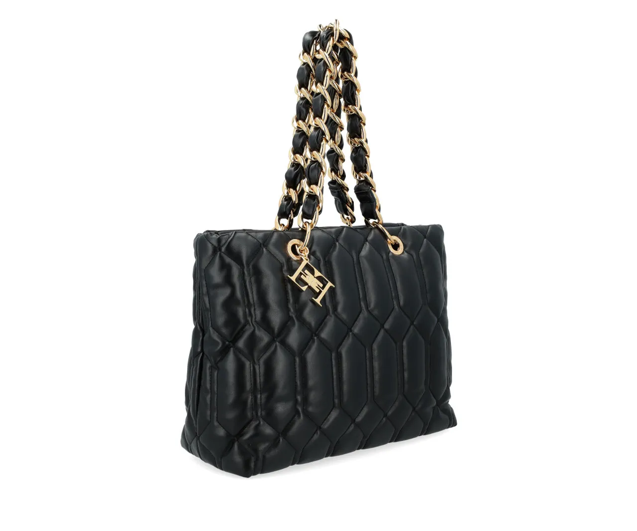 Elisabetta Franchi Sac à main Puffy noir