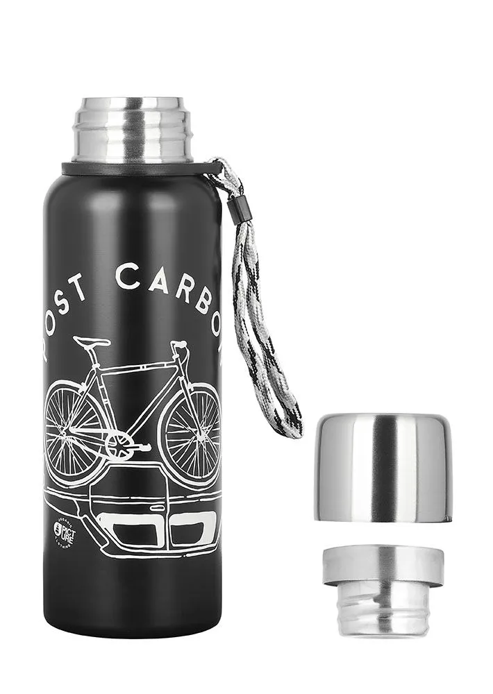 Gourde Campoi Vacuum Bottle - Black Climate Change