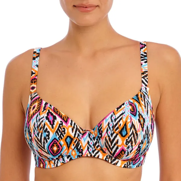 Haut de maillot plongeant à armatures Viva la Fiesta Multi Freya Swim