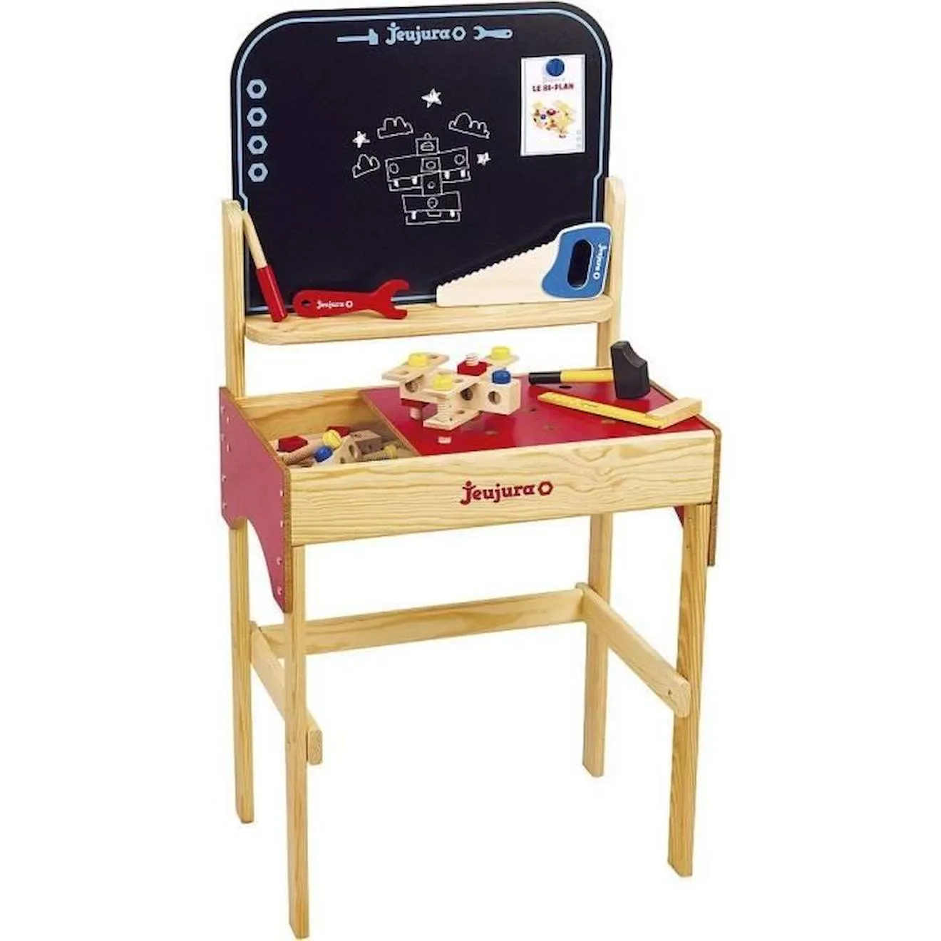 JEUJURA Grand établi en bois beige - JeuJura