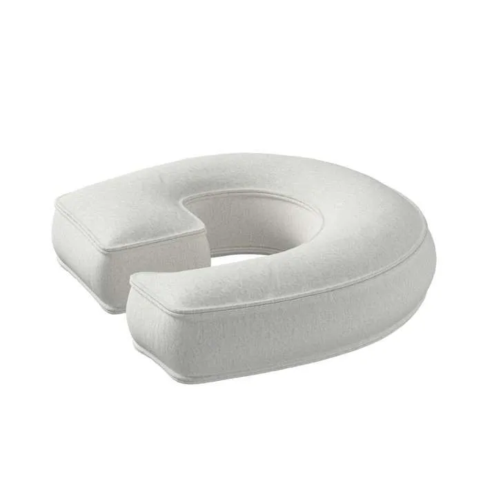 Lettre coussin G, 35x40cm (boucle) - blanc