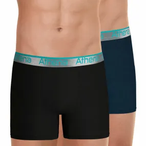 Lot de 2 boxers homme 720 Stretch Adjust noir Athéna - Caleçon Homme sur MenCorner