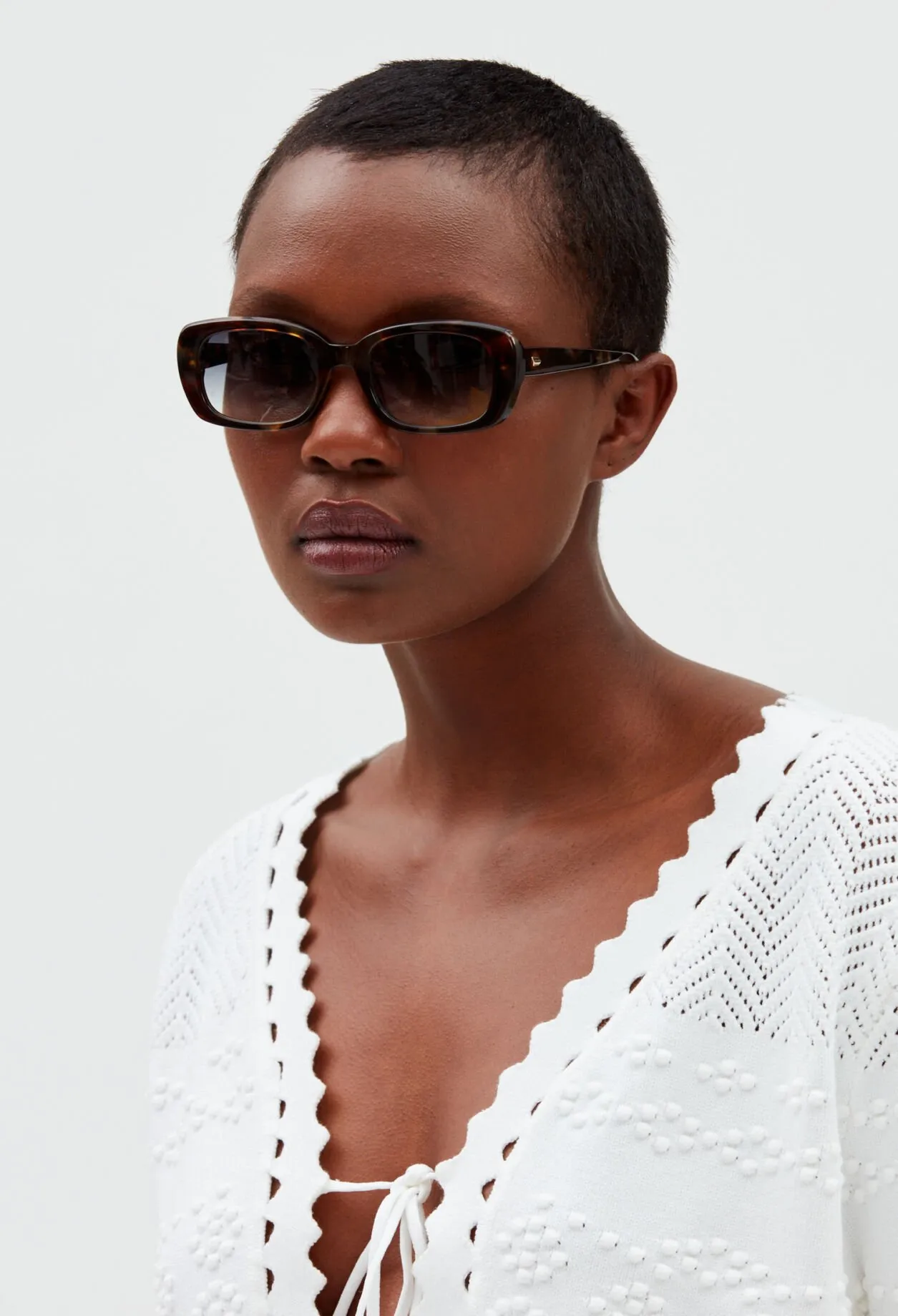 Lunettes de soleil rectangulaires Paula | Claudie FR
