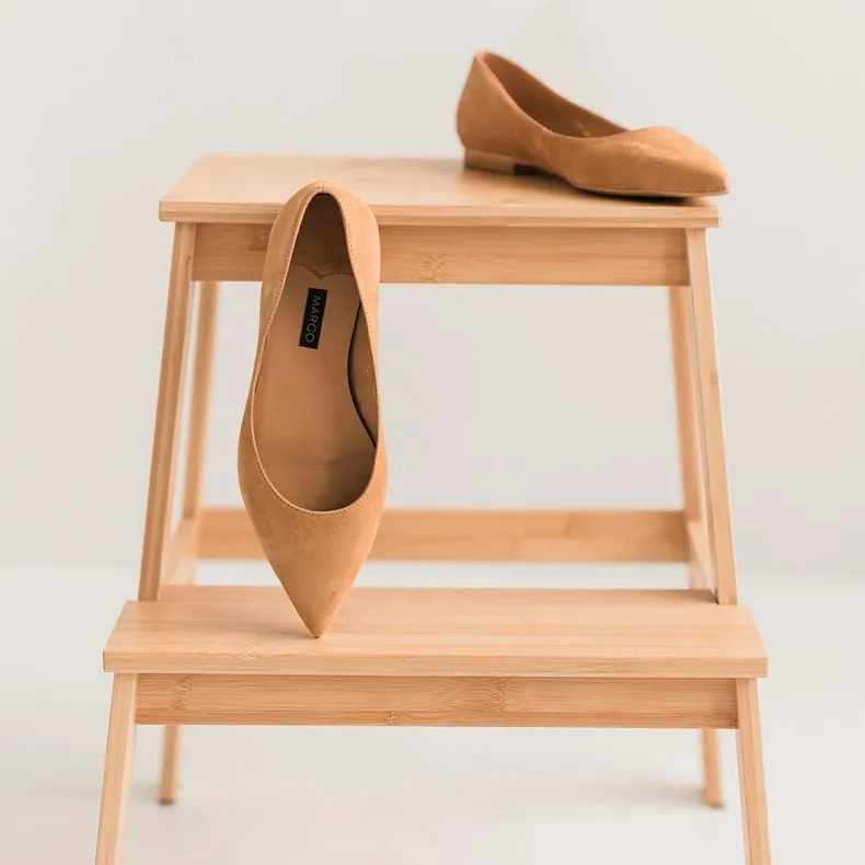 Marco Shoes Ballerines subtiles beige