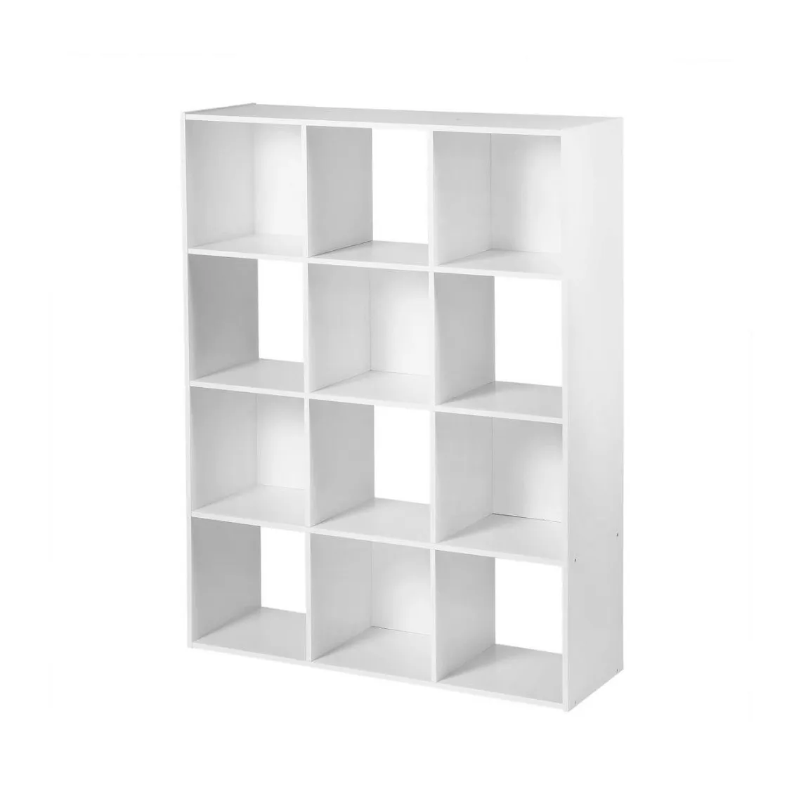 Meuble à 12 cases en bois Blanc | 3 Suisses