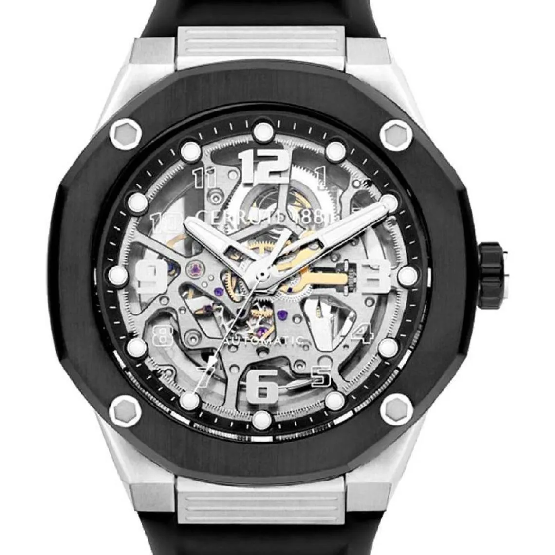 Montre Homme Cerruti 1881 Razzuolo  - CIWGR2223906 Bracelet Silicone Noir | 3 Suisses