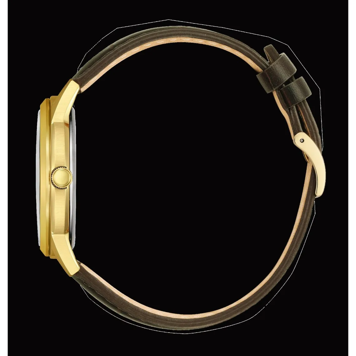 Montre Homme CITIZEN CLASSIC ELEGANT AW0102-13A - Bracelet Cuir Marron Citizen - Montre Homme sur MenCorner