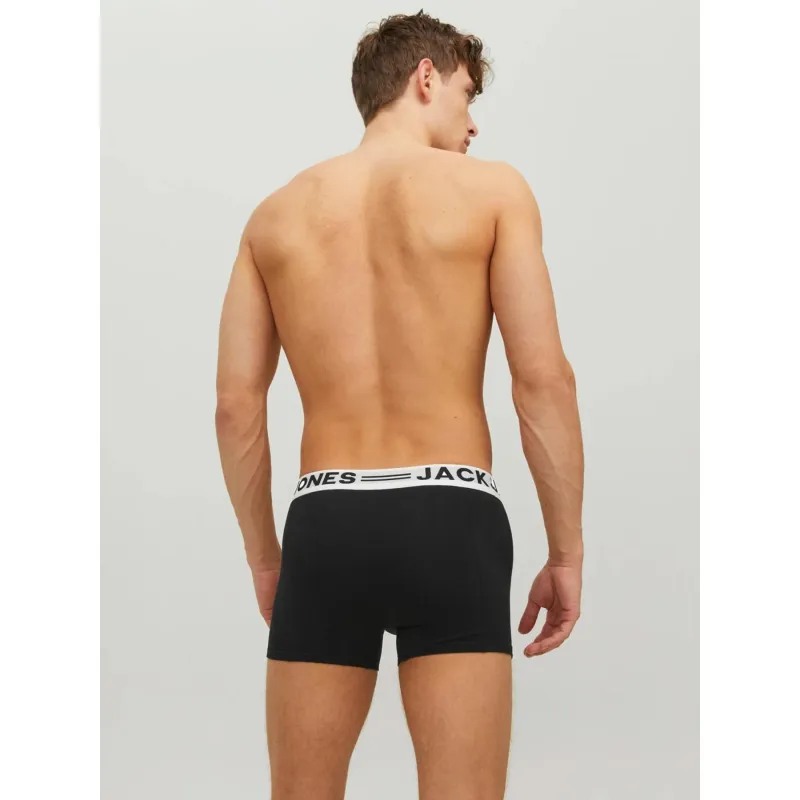 Pack 3 boxers sense noir homme - Jack & Jones | wimod