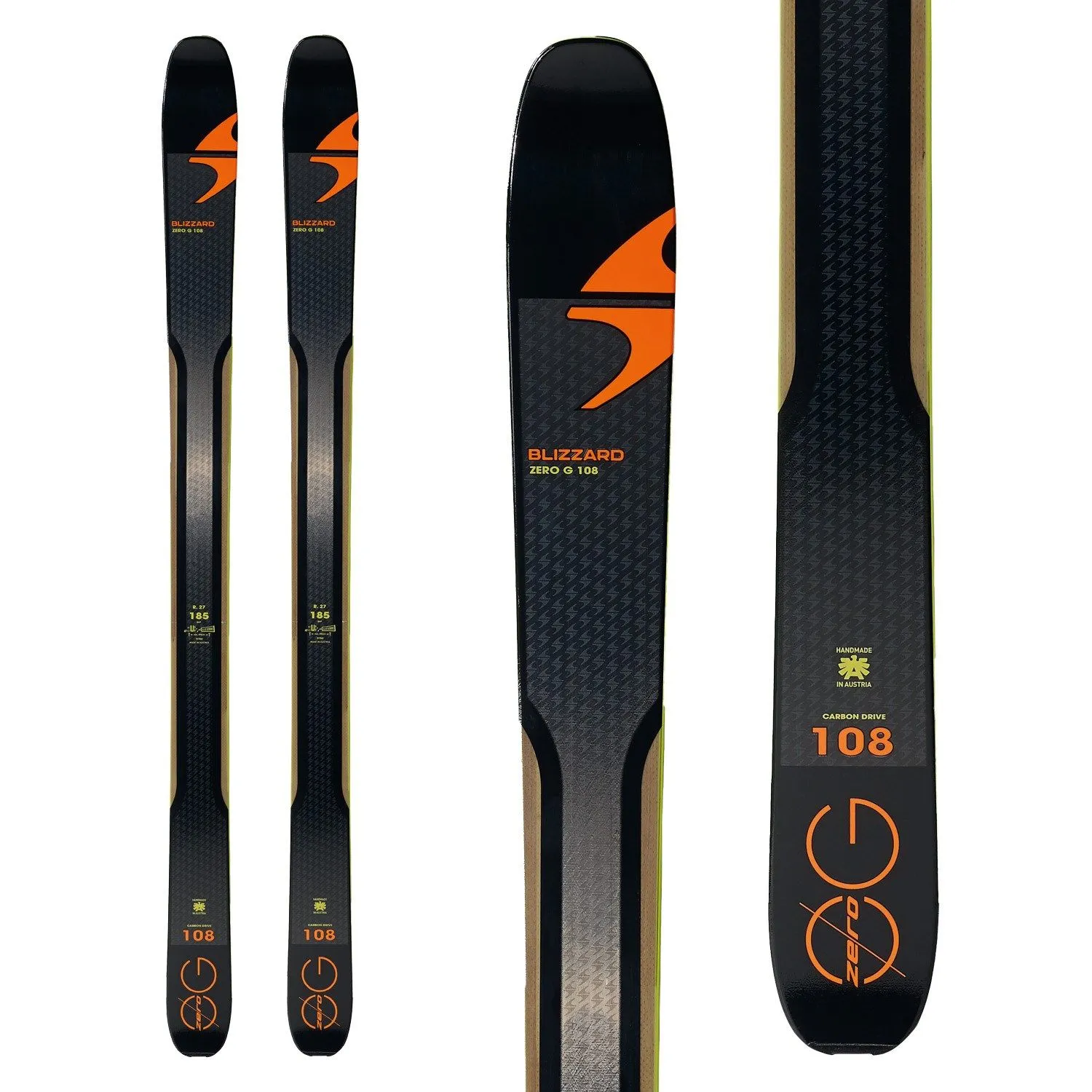 Pack Ski Zero G 108 2018 + Fixations