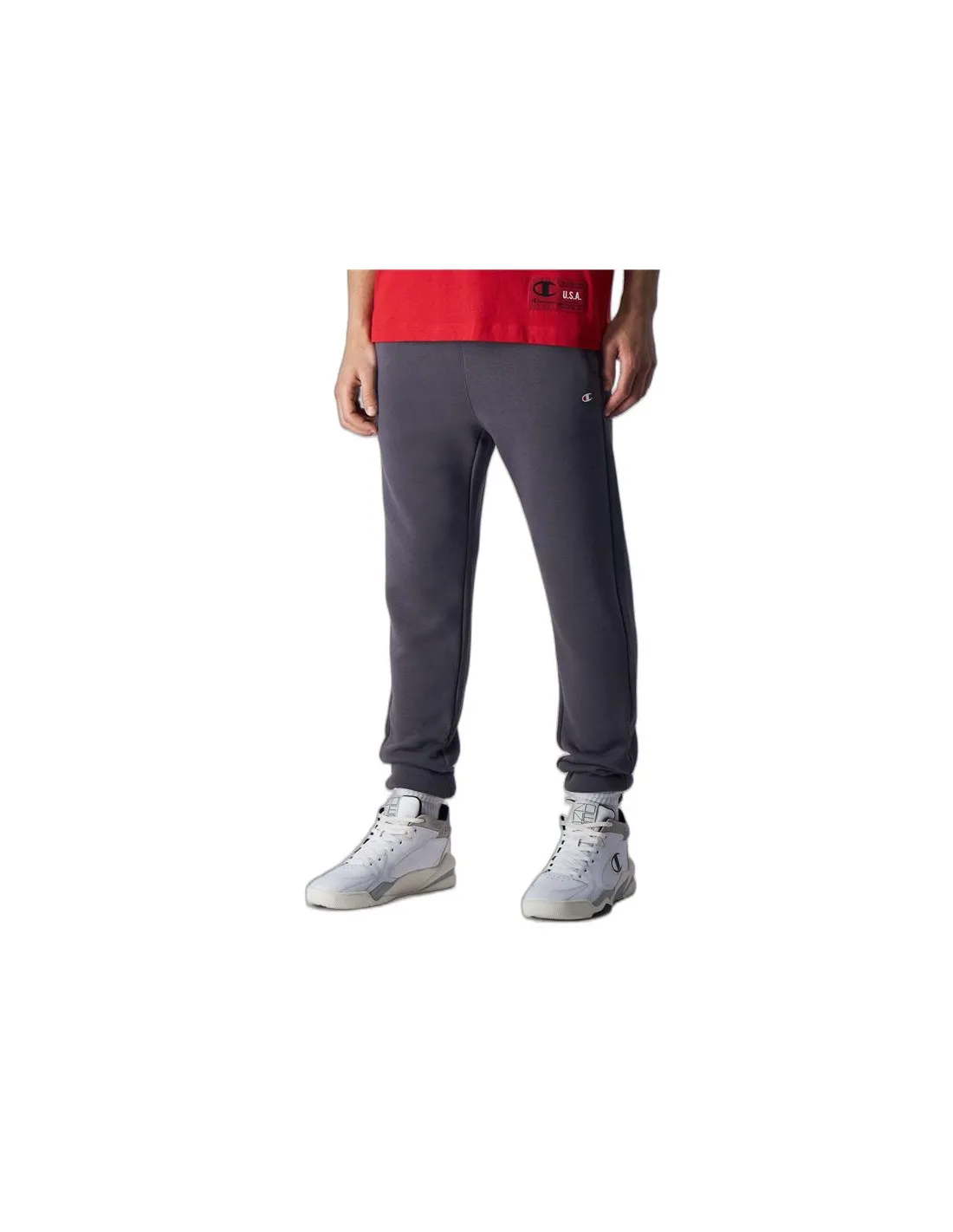 Pantalon Champion Cuff Legacy Gris Hommes