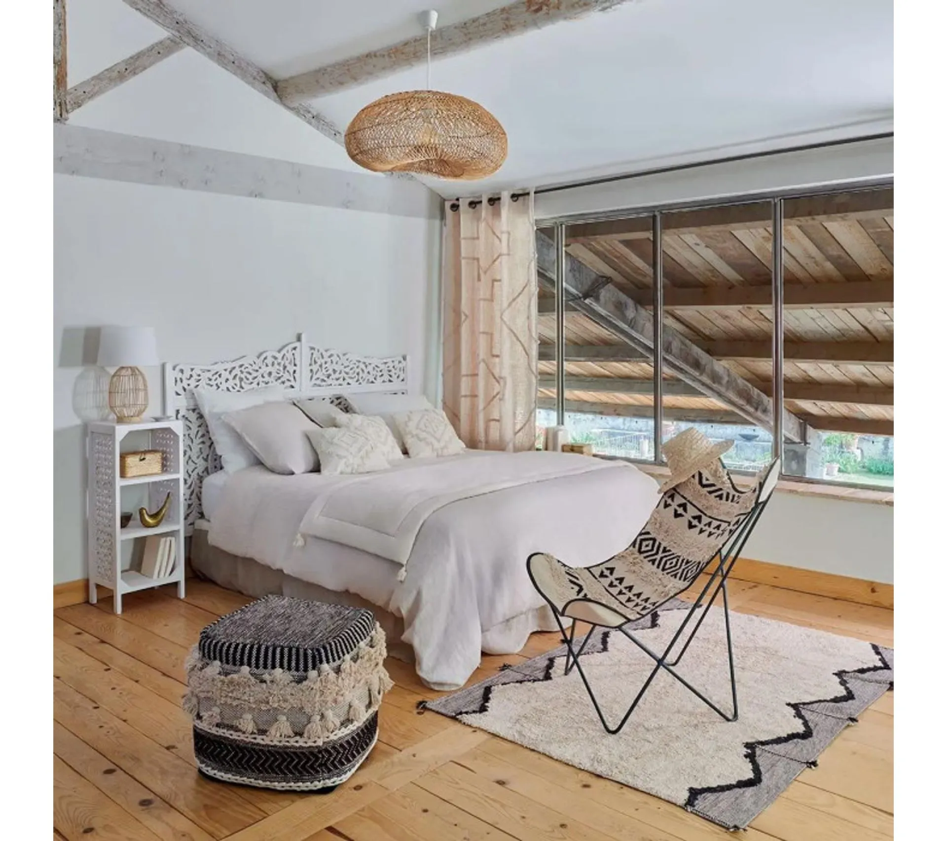 Parure De Lit 2 Personnes En Gaze De Coton Blanc 260 X 240 Cm Housse De Couette Avec 2 Taies