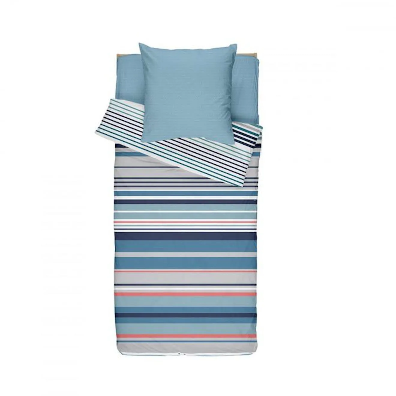 Parure de Lit Enfant BLEU CALIN Rechange Caradou® Ritmo - Couchage Tout-en-un Sans Couette - 90x190cm bleu - Bleu Calin