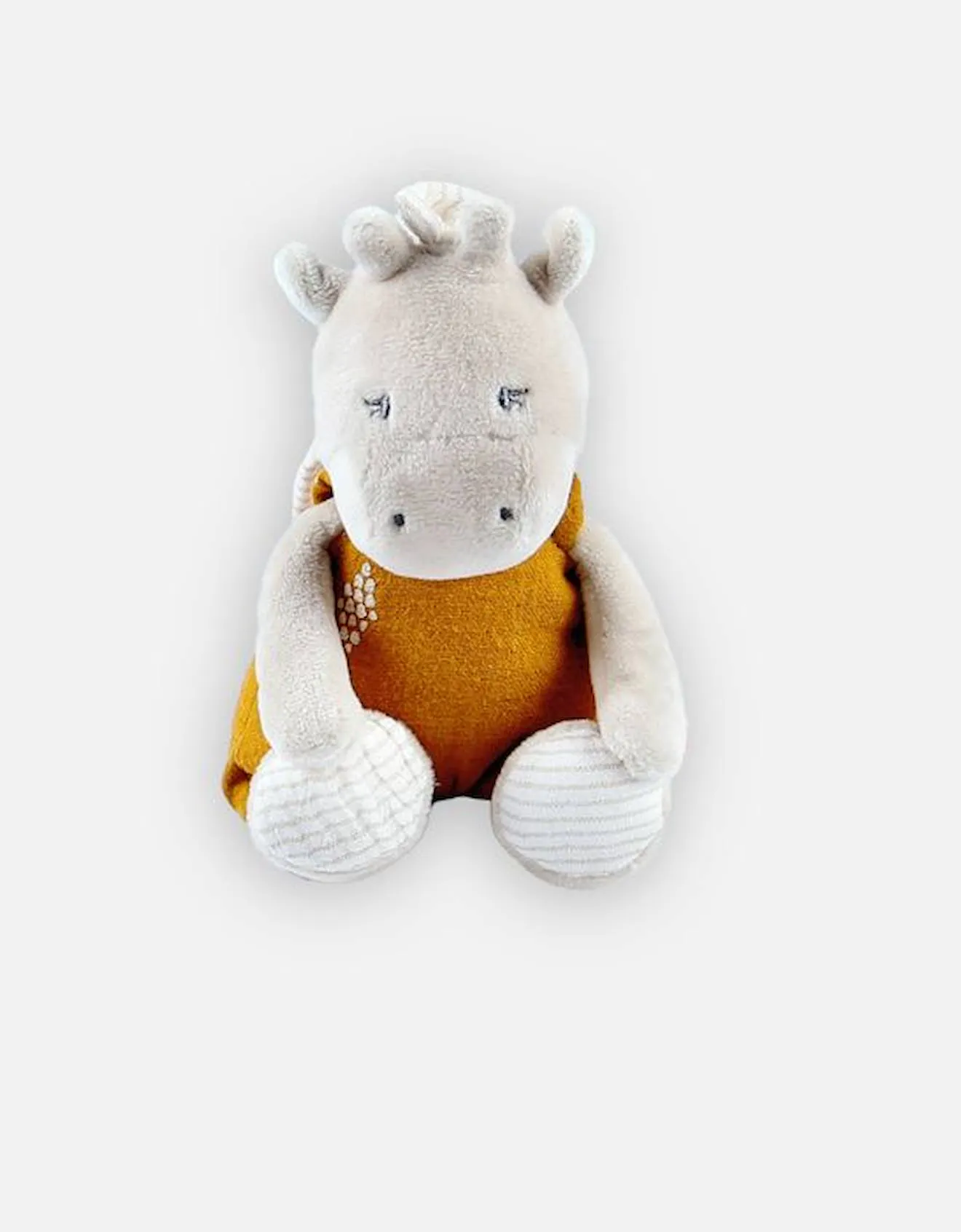 Peluche mini musicale - NOUKIE'S - Tiga Stegi Ops - Beige - Pour bébé beige - Noukies