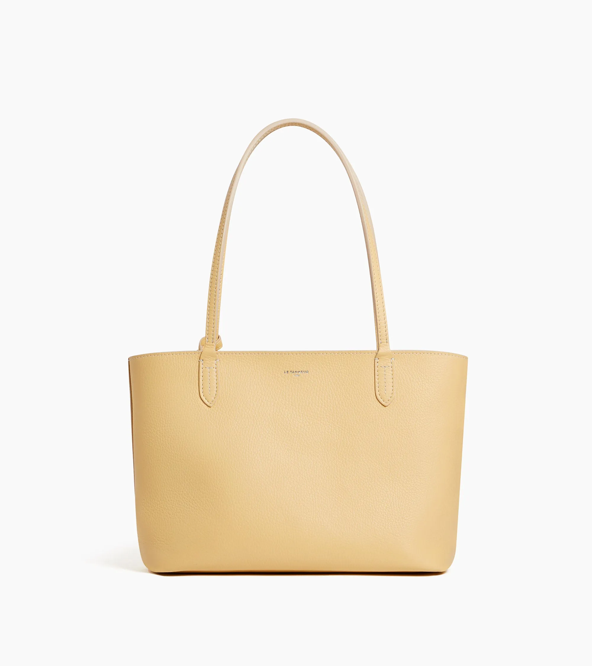 Petit sac cabas Louise en cuir grainé