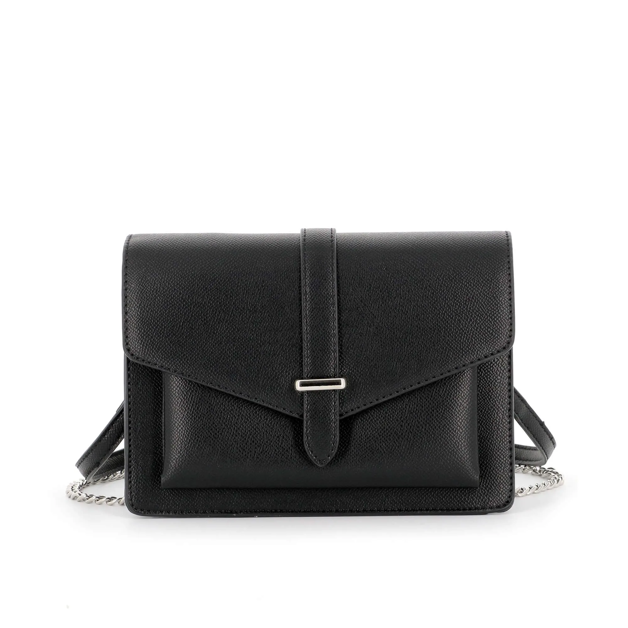 Petit Sac Double Bandoulières Chaîne A Magnétique