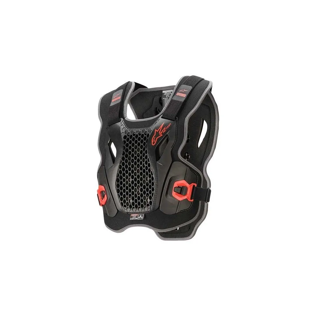 Plastron Alpinestars Bionic Action noir rouge