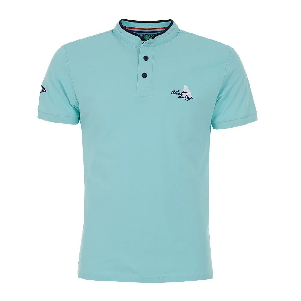 Polo à manches courtes Homme CARMAND/AM vert d'eau