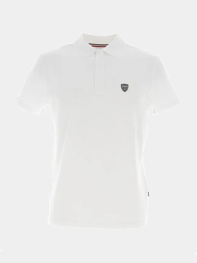 Polo stretch gregory blanc homme - Izac | wimod