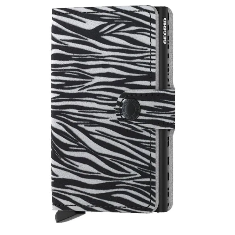 Porte-cartes Secrid Miniwallet Zebra imprimé zèbre MZE