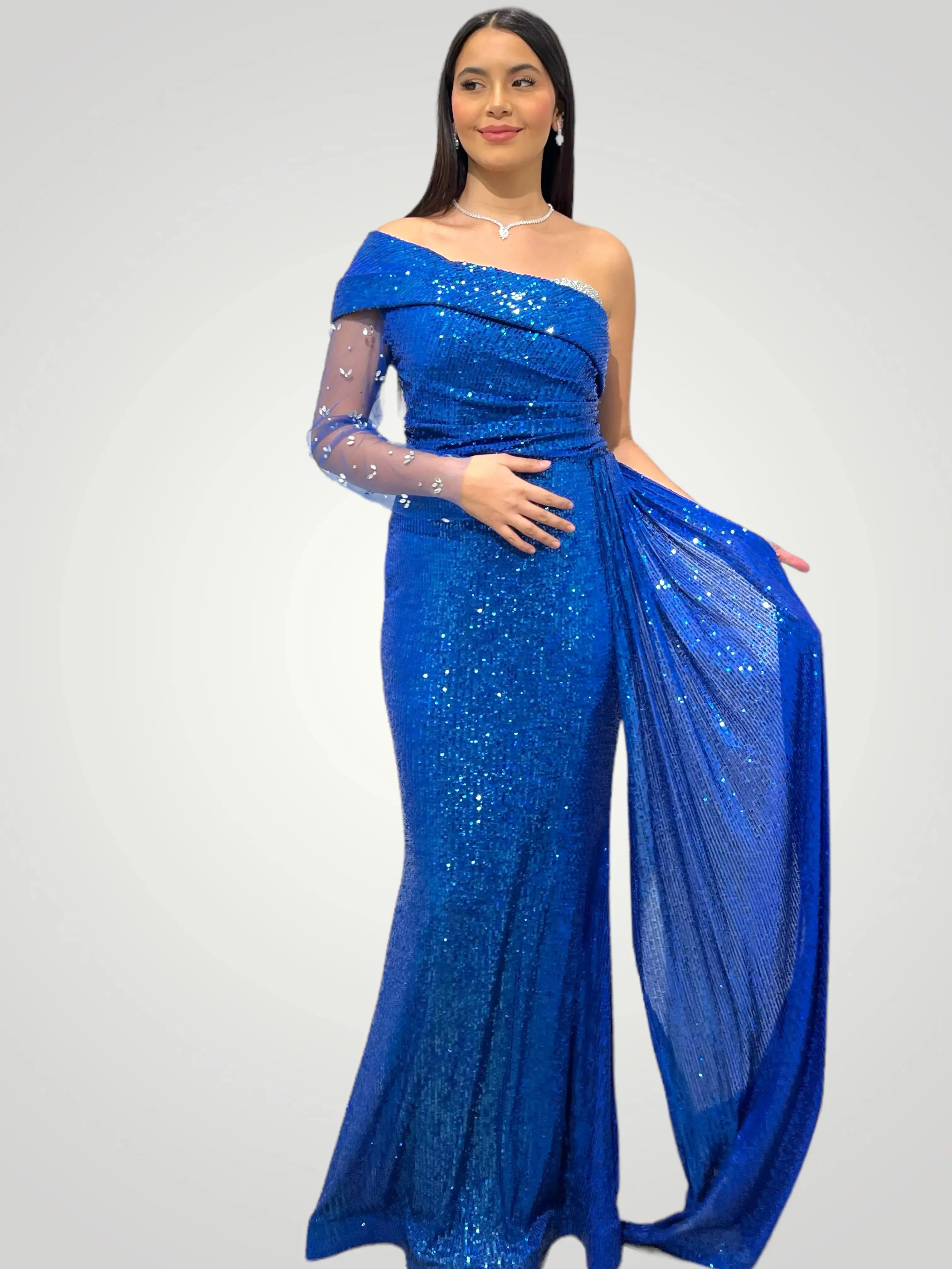 Robe de Soirée Chambéry en Sequins - Amir Couture