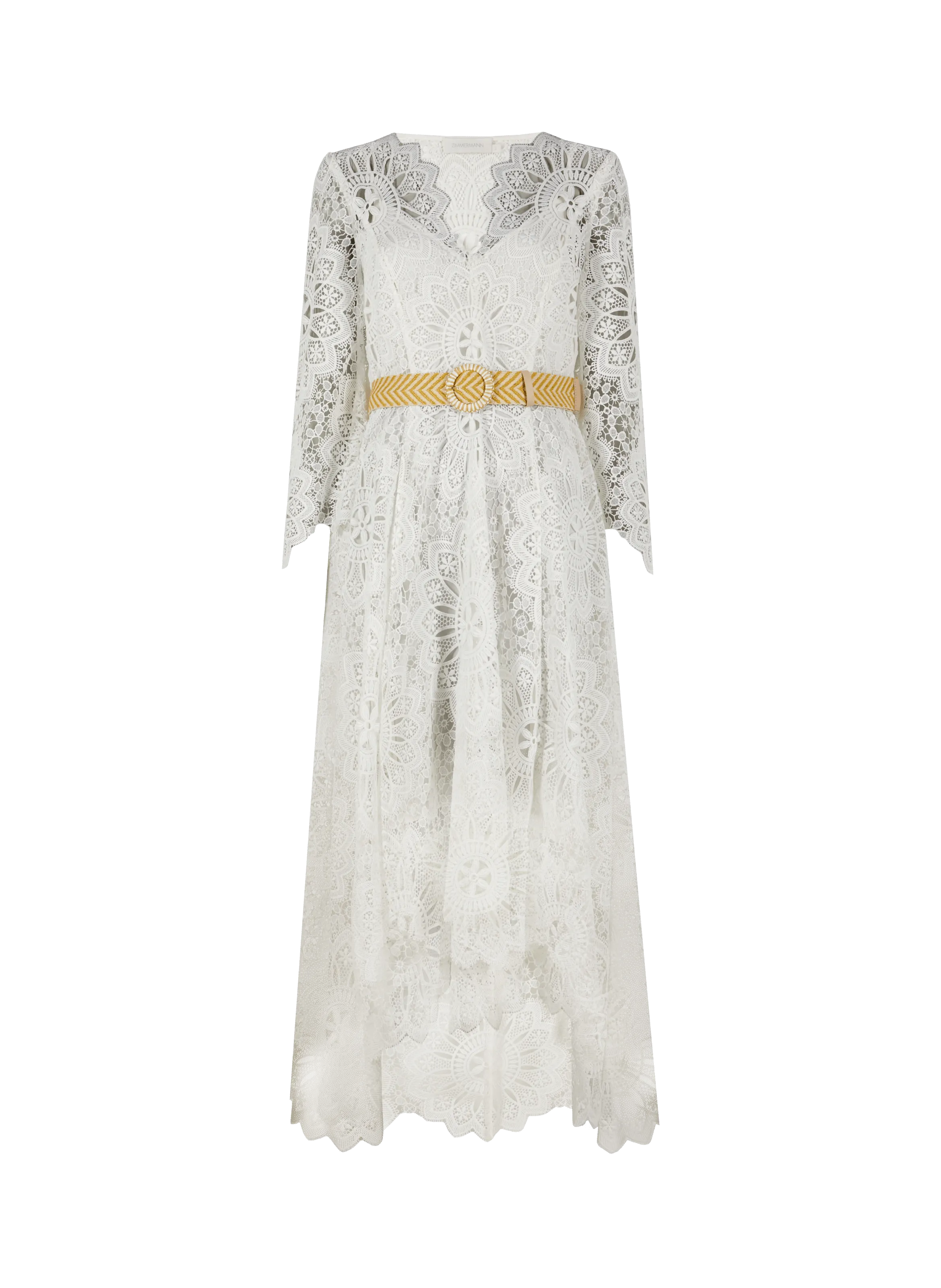 ROBE DENTELLE ASYMéTRIQUE - ZIMMERMANN pour FEMME | Printemps