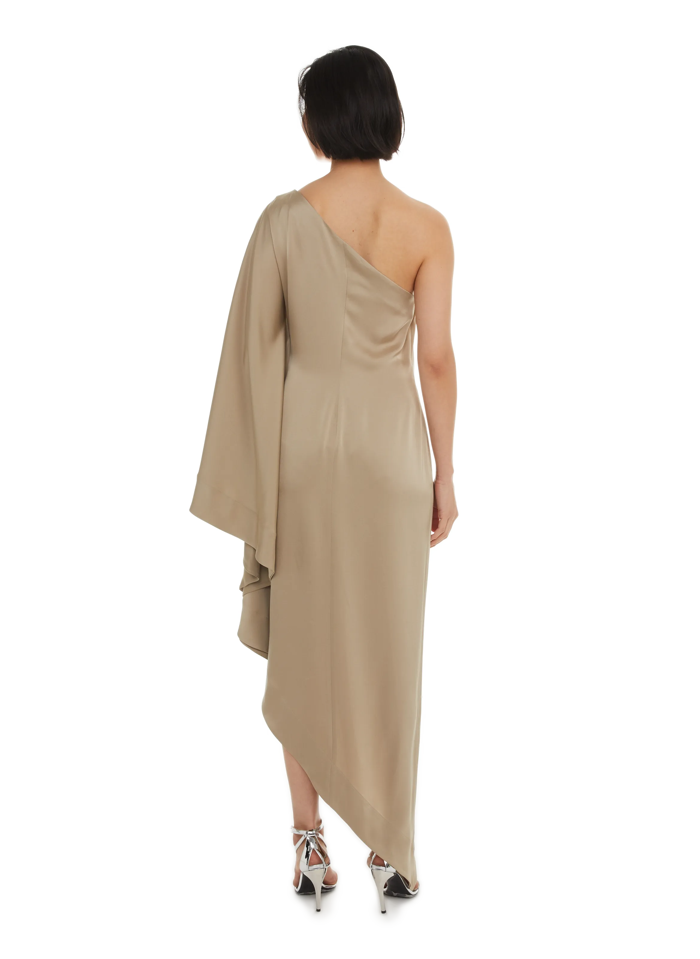 ROBE LONGUE SATINéE - ALEXANDRE VAUTHIER pour FEMME | Printemps