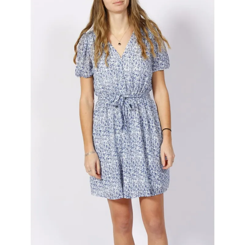 Robe mi-longues 2/4 à fleurs easy noir femme - Vero Moda | wimod