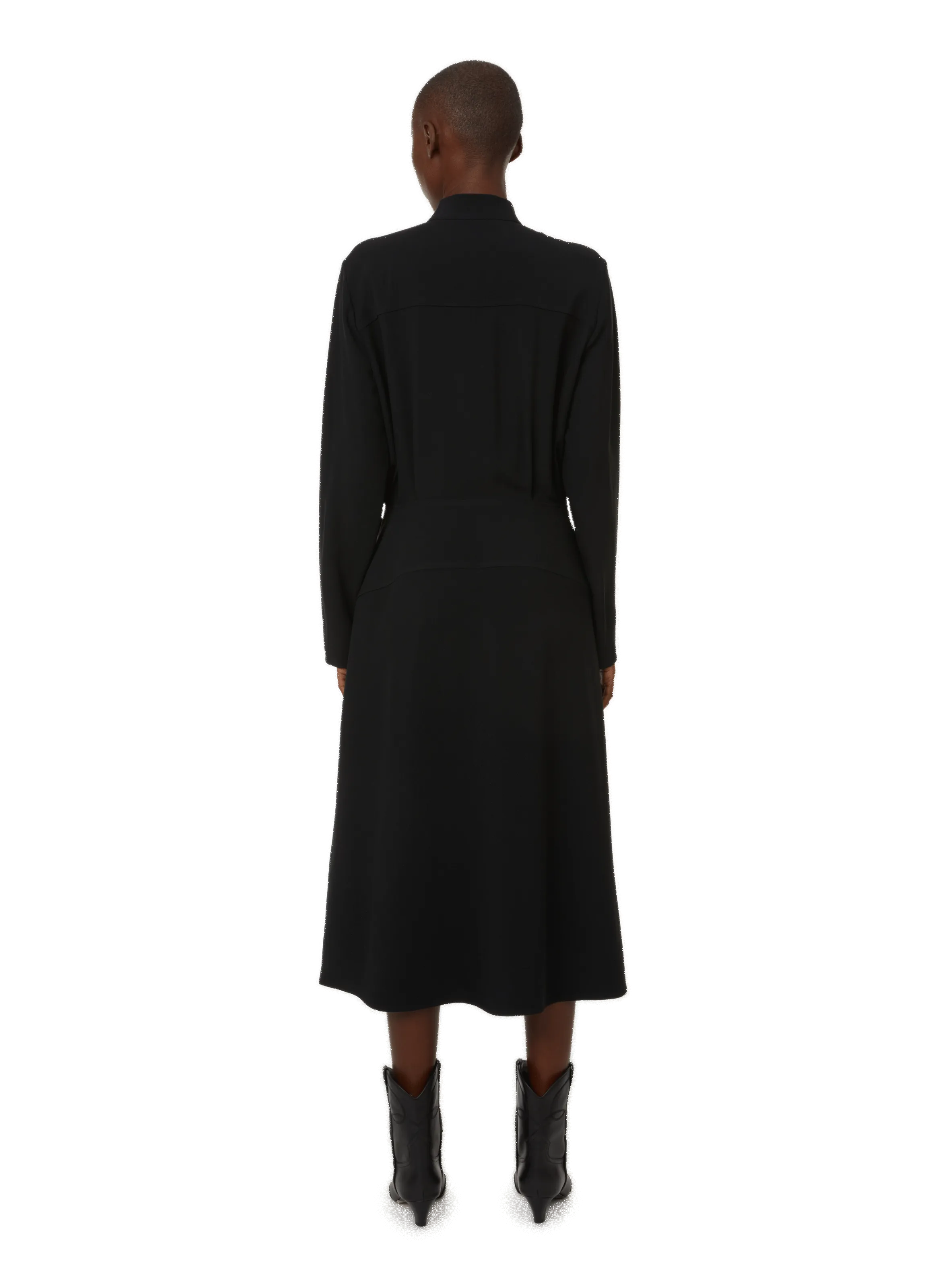 ROBE NOIR éVASéE - JIL SANDER pour FEMME | Printemps
